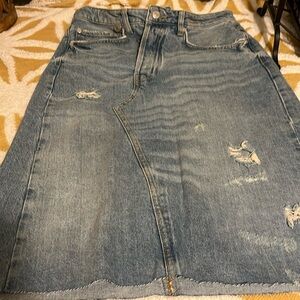 We the free Jean skirt